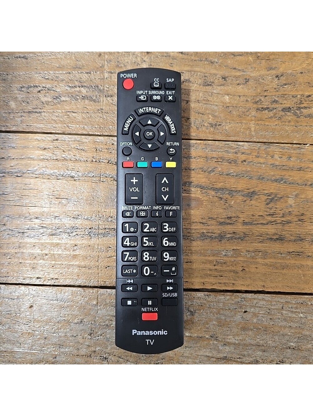 Panasonic Replacement Remote Model N2QAYB000779